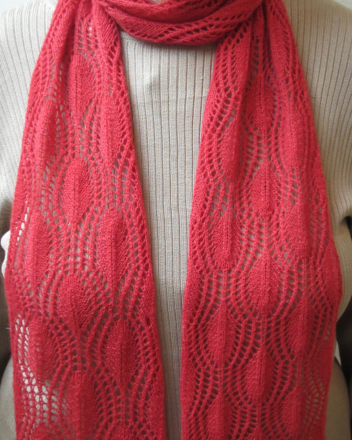 feather scarf